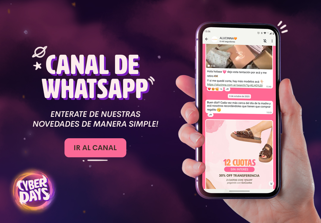 &Uacute;nete a nuestro canal de WhatsApp para Cyber ofertas